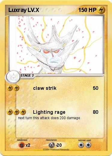Pokemon Luxray LV.X