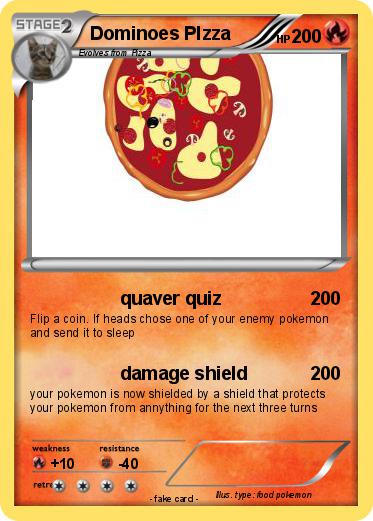 Pokemon Dominoes PIzza