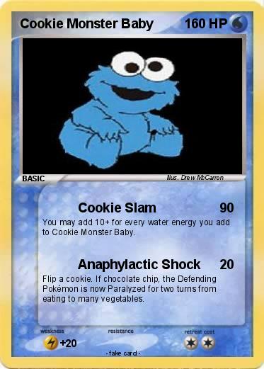 Pokemon Cookie Monster Baby