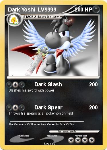 Pokemon Dark Yoshi  LV9999