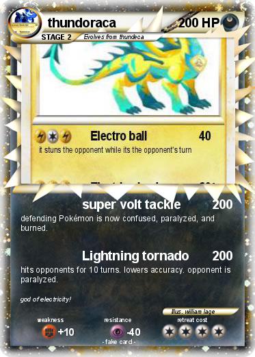Pokemon thundoraca