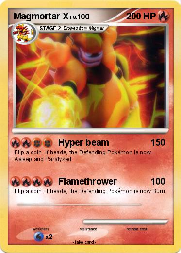 Pokemon Magmortar X