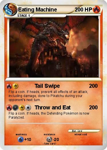 Pokemon Eating Machine