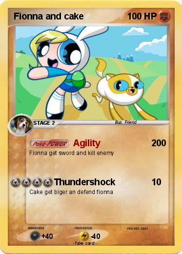 Pokemon Fionna and cake