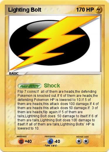 Pokemon Lighting Bolt