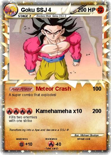 Pokemon Goku SSJ 4