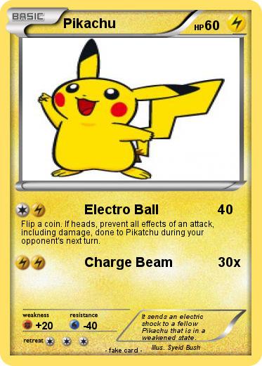 Pokemon Pikachu