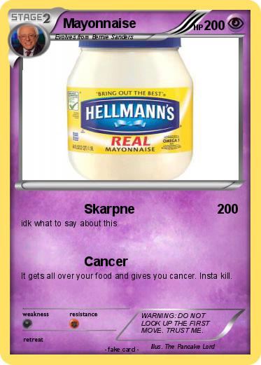 Pokemon Mayonnaise