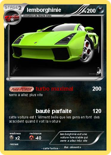 Pokemon lemborghinie