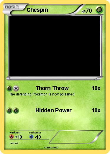 Pokemon Chespin