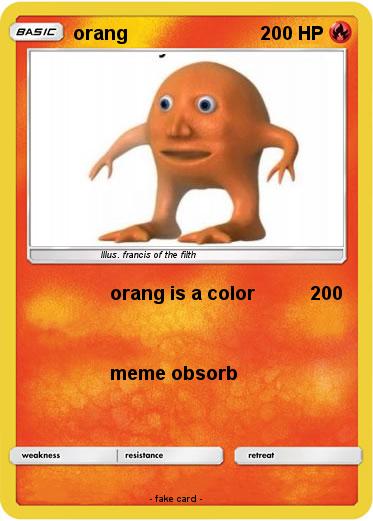 Pokemon orang