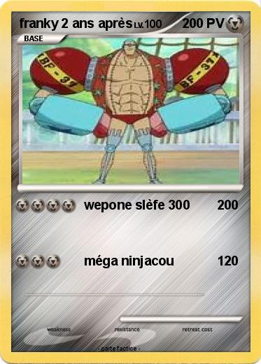 Pokemon franky 2 ans après