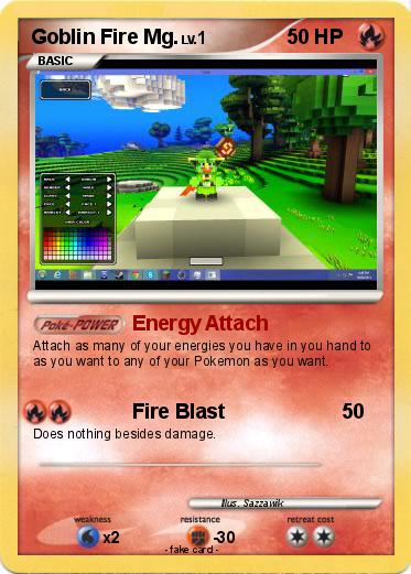 Pokemon Goblin Fire Mg.