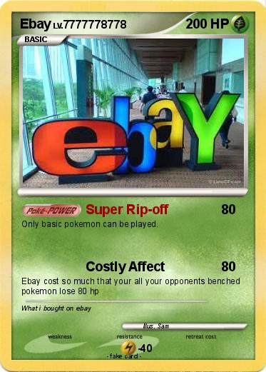 Pokemon Ebay
