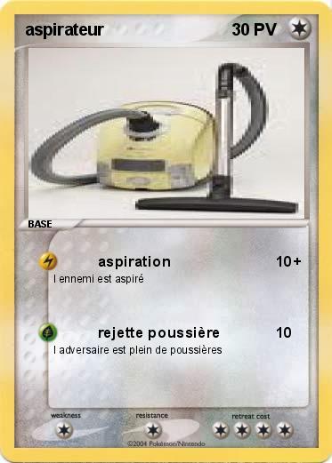 Pokemon aspirateur