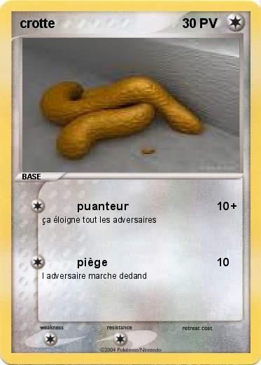 Pokemon crotte