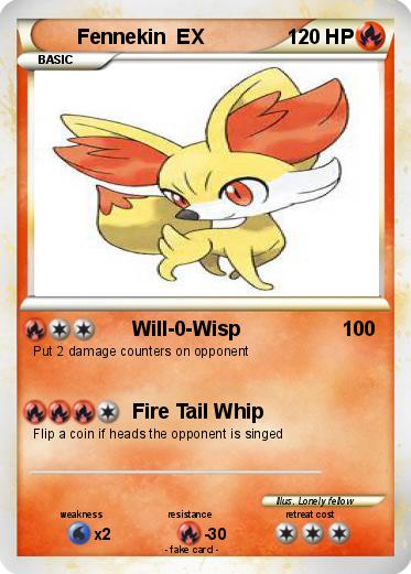 Pokemon Fennekin  EX