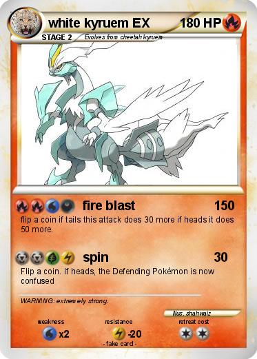 Pokemon white kyruem EX