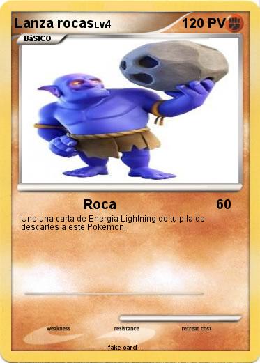 Pokemon Lanza rocas