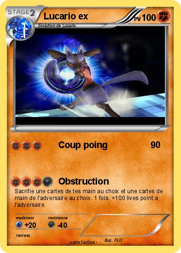 Pokemon Lucario ex