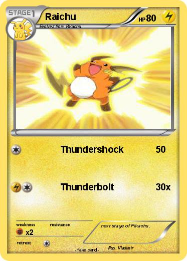 Pokemon Raichu