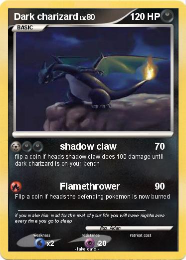 Pokemon Dark charizard
