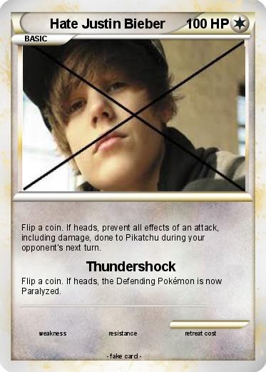 Pokemon Hate Justin Bieber