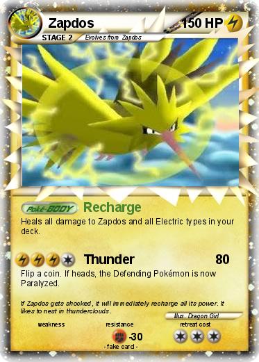 Pokemon Zapdos