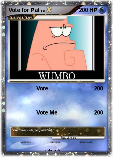 Pokemon Vote for Pat