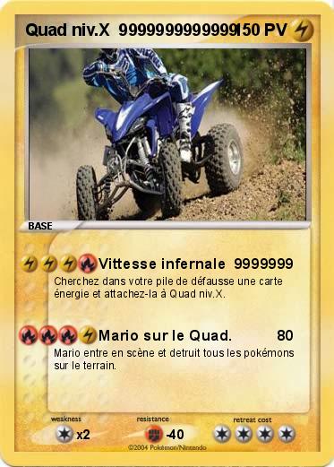 Pokemon Quad niv.X  9999999999999