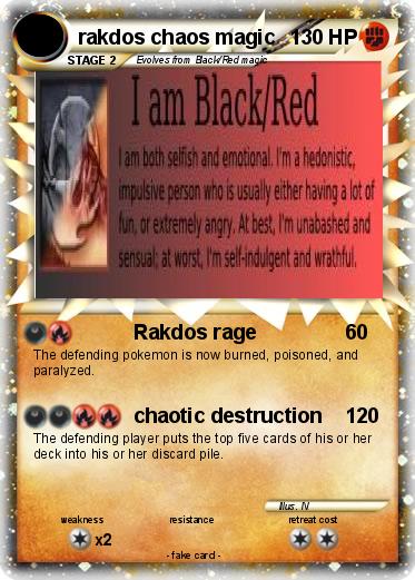Pokemon rakdos chaos magic