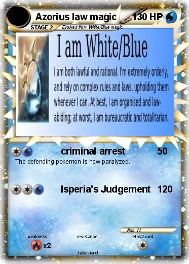 Pokemon Azorius law magic