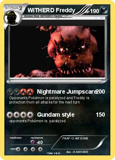 Pokemon WITHERD Freddy