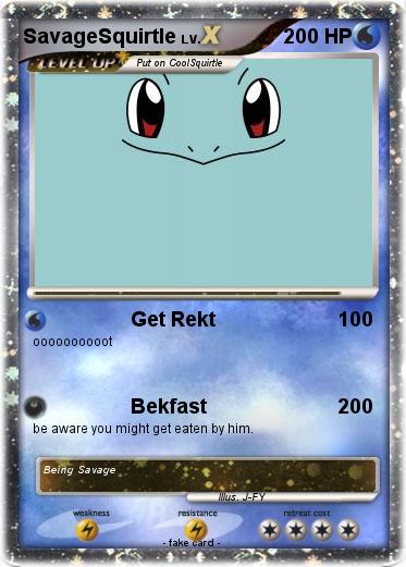 Pokemon SavageSquirtle