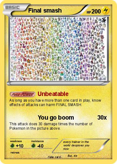 Pokemon Final smash