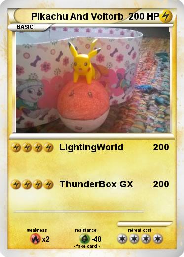 Pokemon Pikachu And Voltorb
