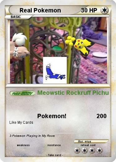 Pokemon Real Pokemon