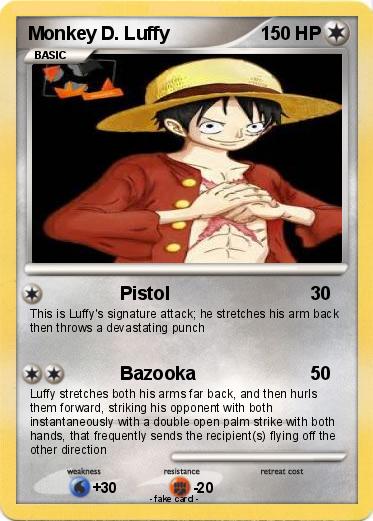 Pokemon Monkey D. Luffy