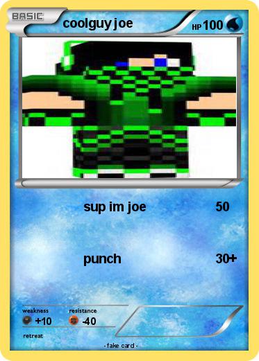 Pokemon coolguy joe