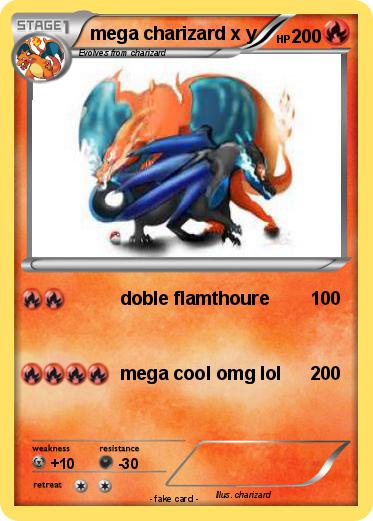 Pokemon mega charizard x y
