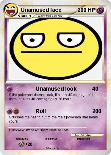Pokemon Unamused face
