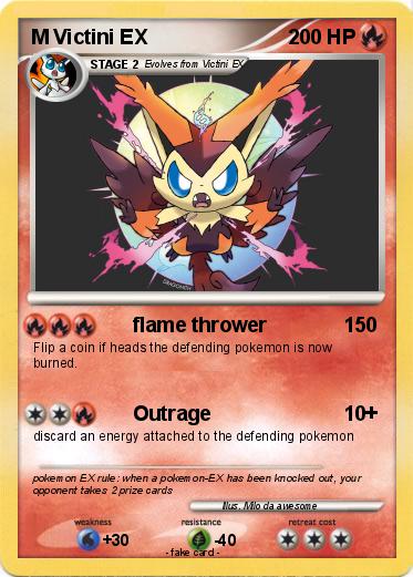 Pokemon M Victini EX