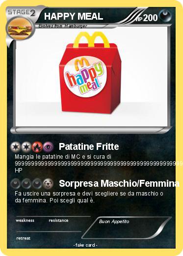 Pokemon HAPPY MEAL