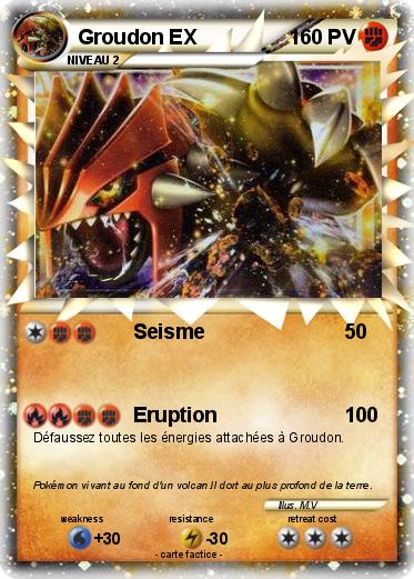 Pokemon Groudon EX