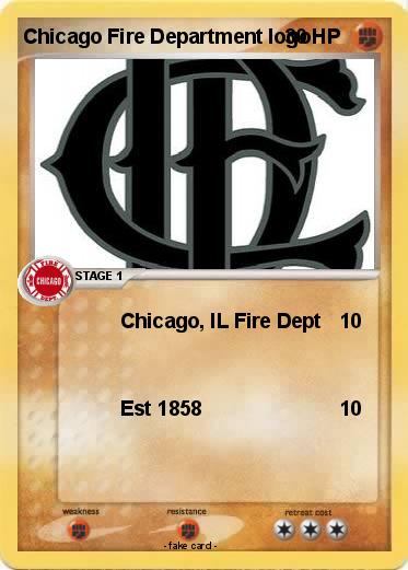 Pokemon Chicago Fire Department logo