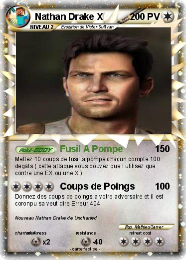 Pokemon Nathan Drake X