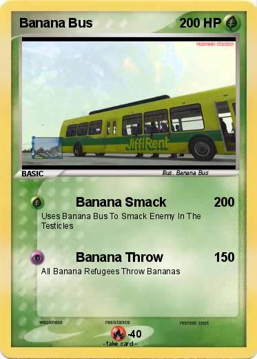 Pokemon Banana Bus
