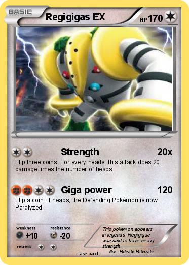 Pokemon Regigigas EX