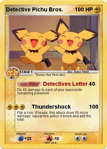 Pokemon Detective Pichu Bros.