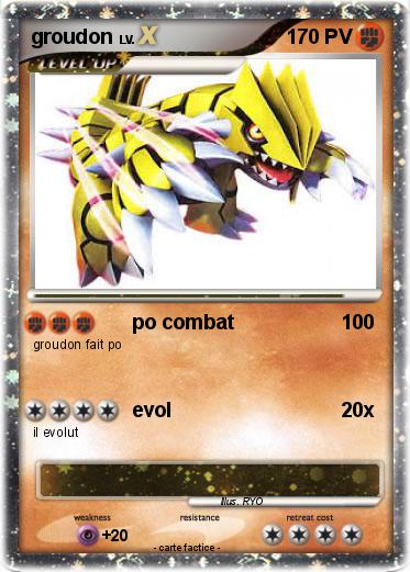 Pokemon groudon
